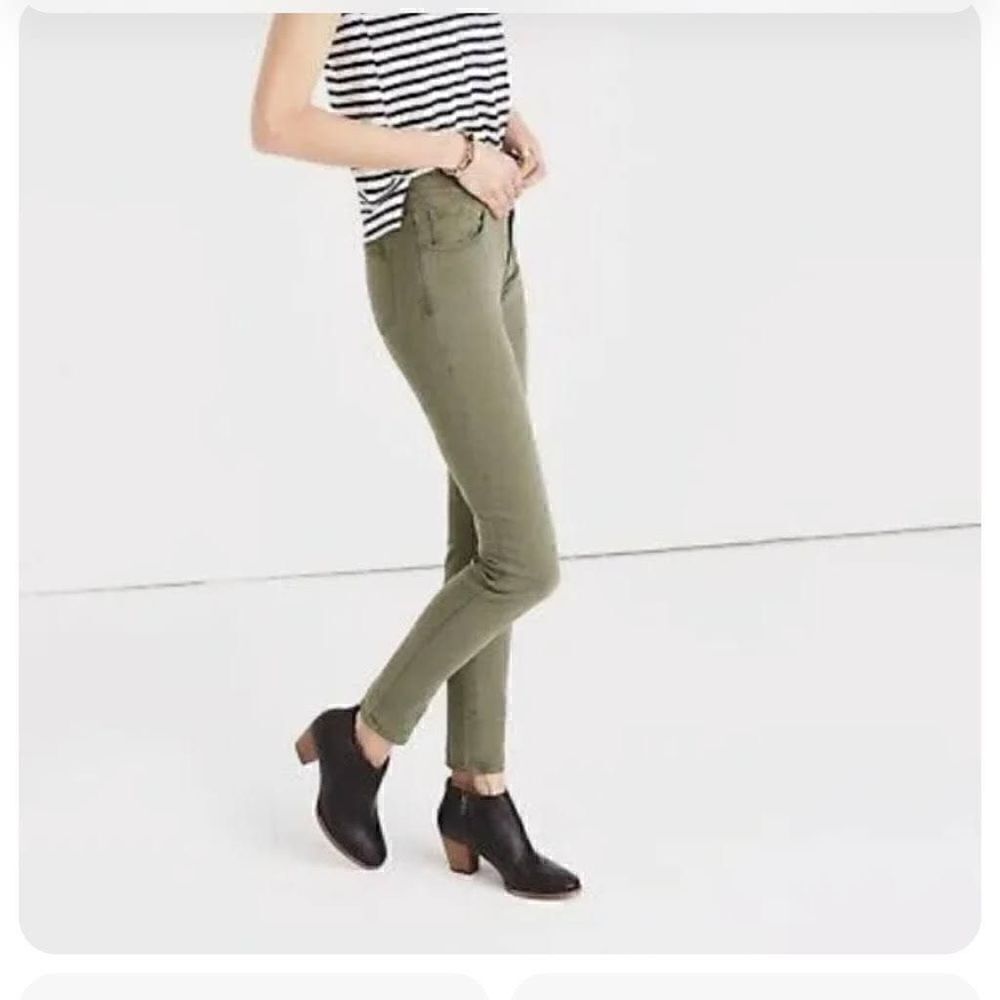 MADEWELL Green 9" High Rise Skinny Jeans Style J6660 Size 26